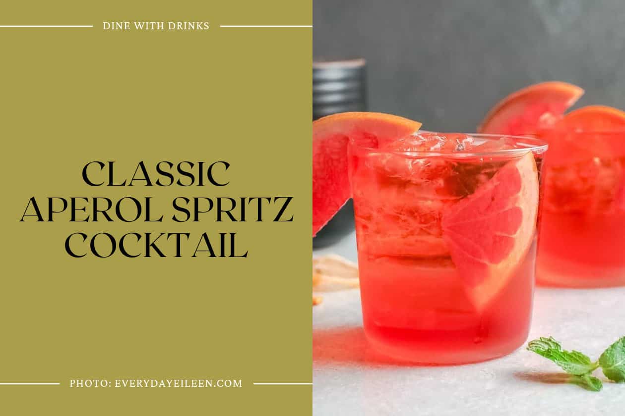 Classic Aperol Spritz Cocktail