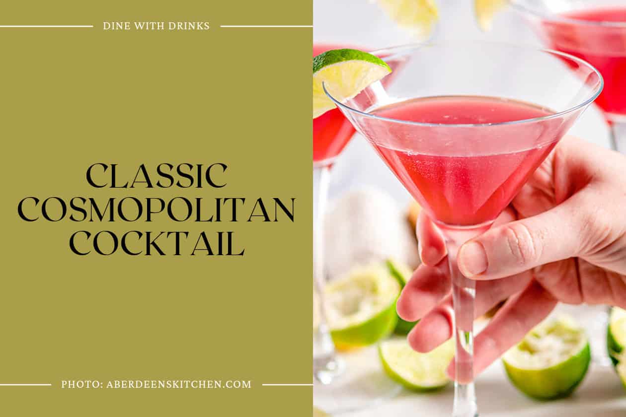 Classic Cosmopolitan Cocktail