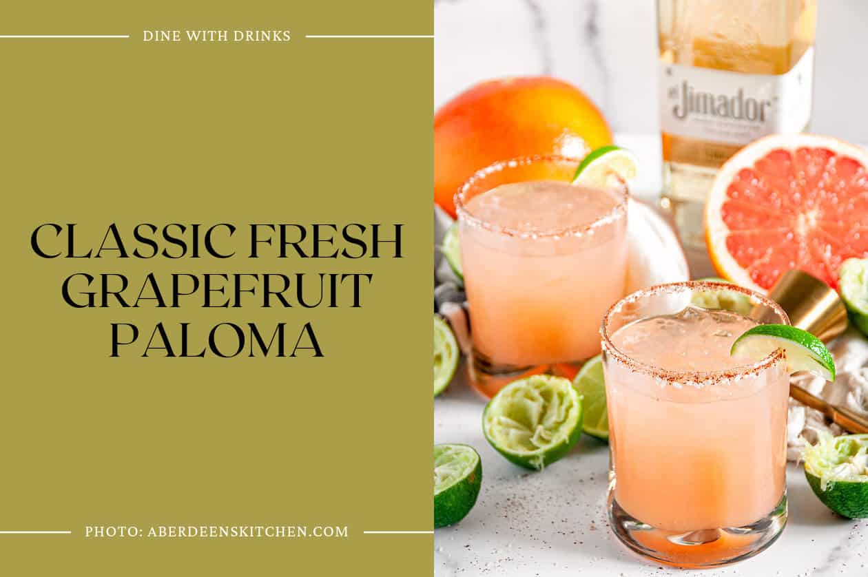 Classic Fresh Grapefruit Paloma