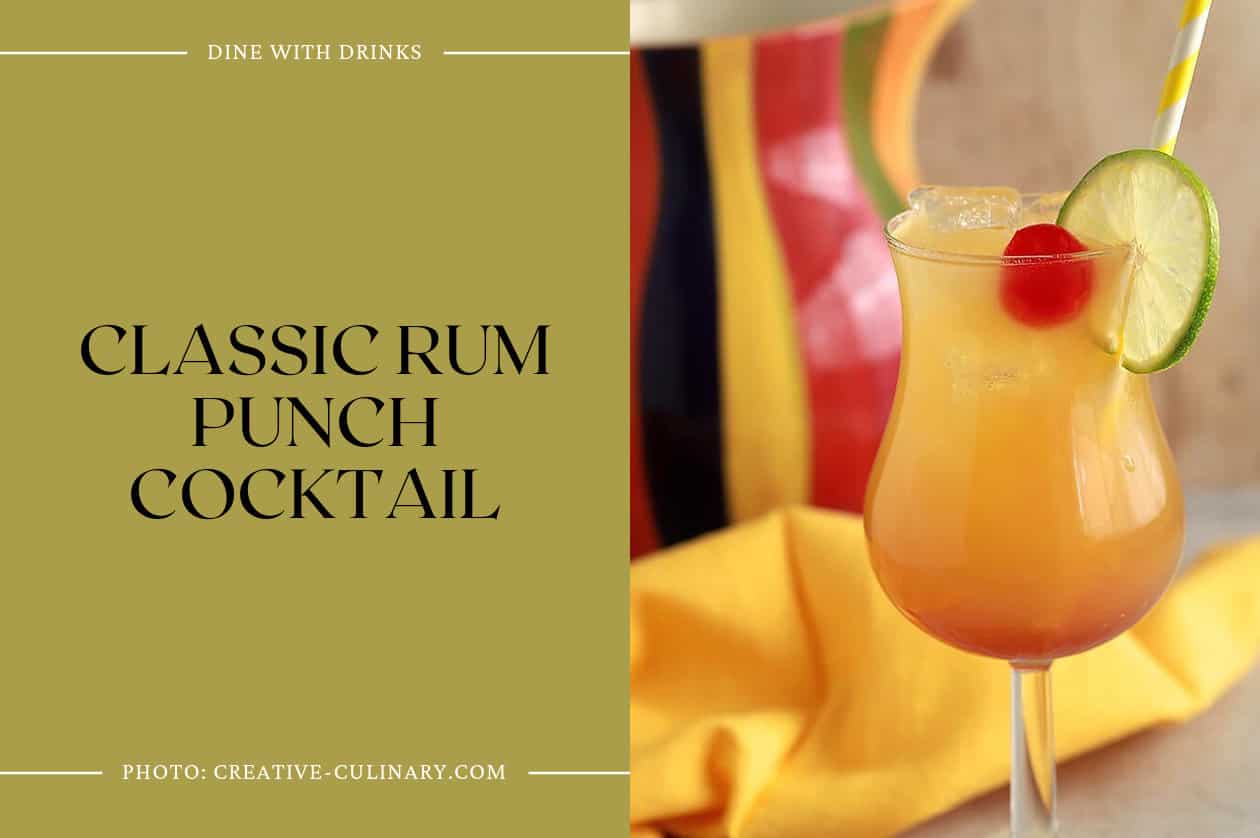 Classic Rum Punch Cocktail