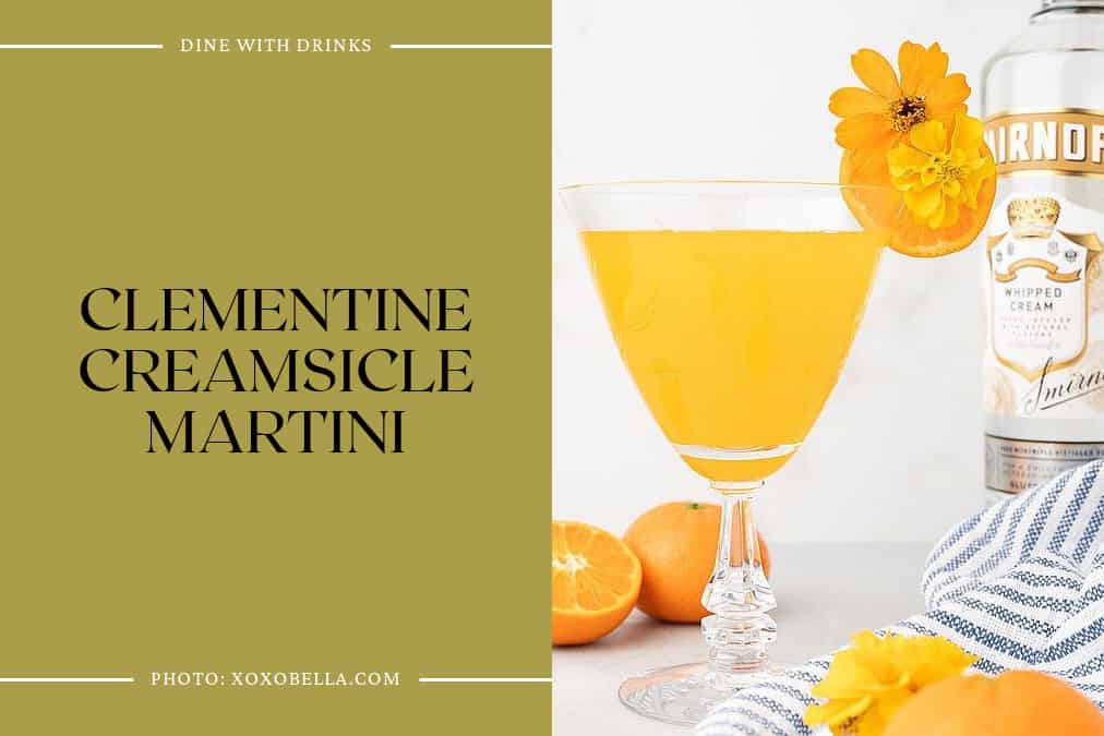 Clementine Creamsicle Martini