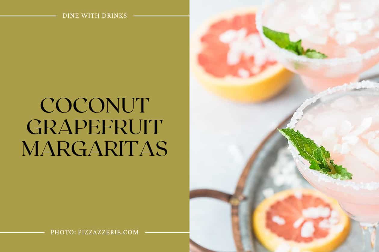Coconut Grapefruit Margaritas