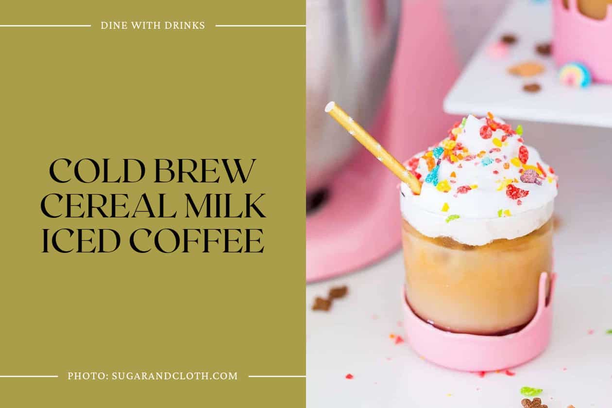 Cold Brew Cereal Milk Iced Coffee