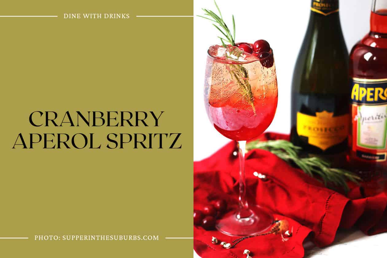 Cranberry Aperol Spritz