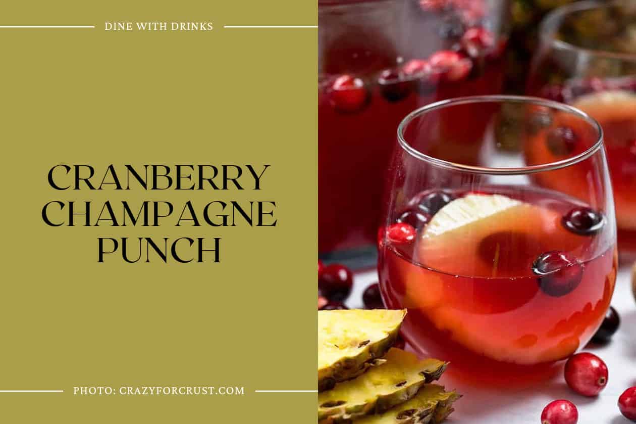 Cranberry Champagne Punch