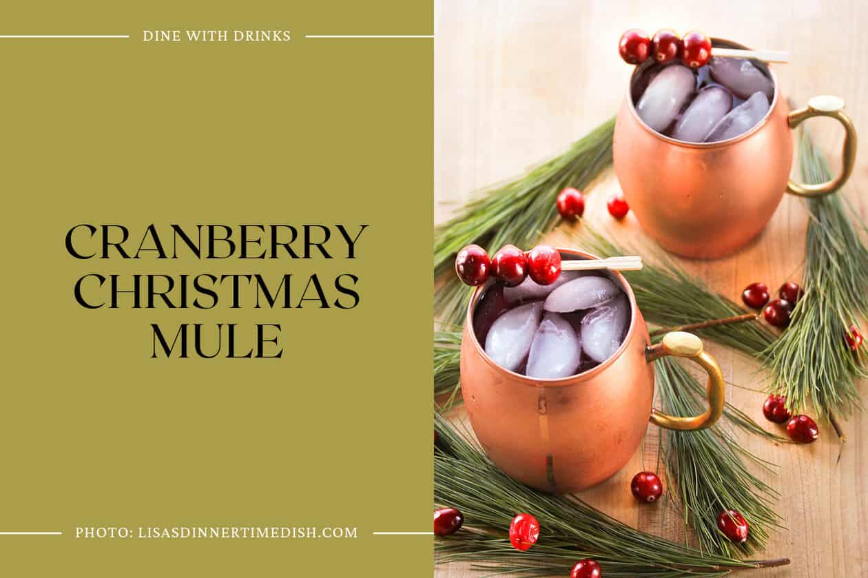 Cranberry Christmas Mule
