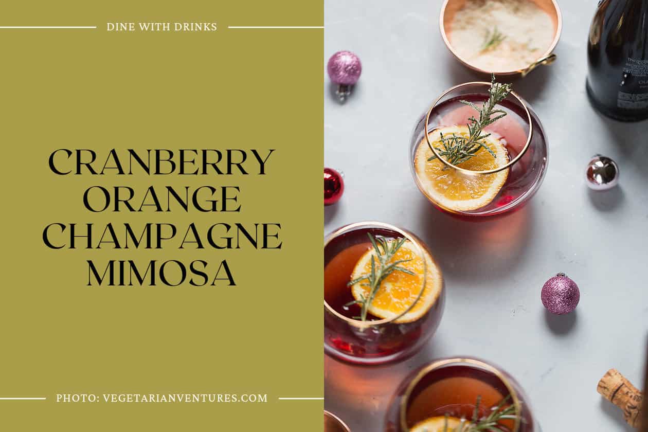 Cranberry Orange Champagne Mimosa