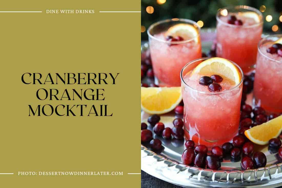 Cranberry Orange Mocktail