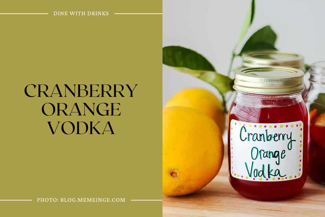 Cranberry Orange Vodka