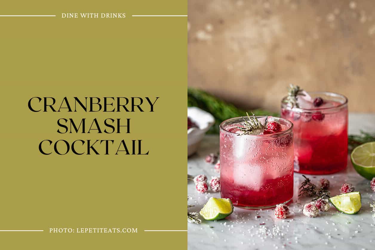 Cranberry Smash Cocktail
