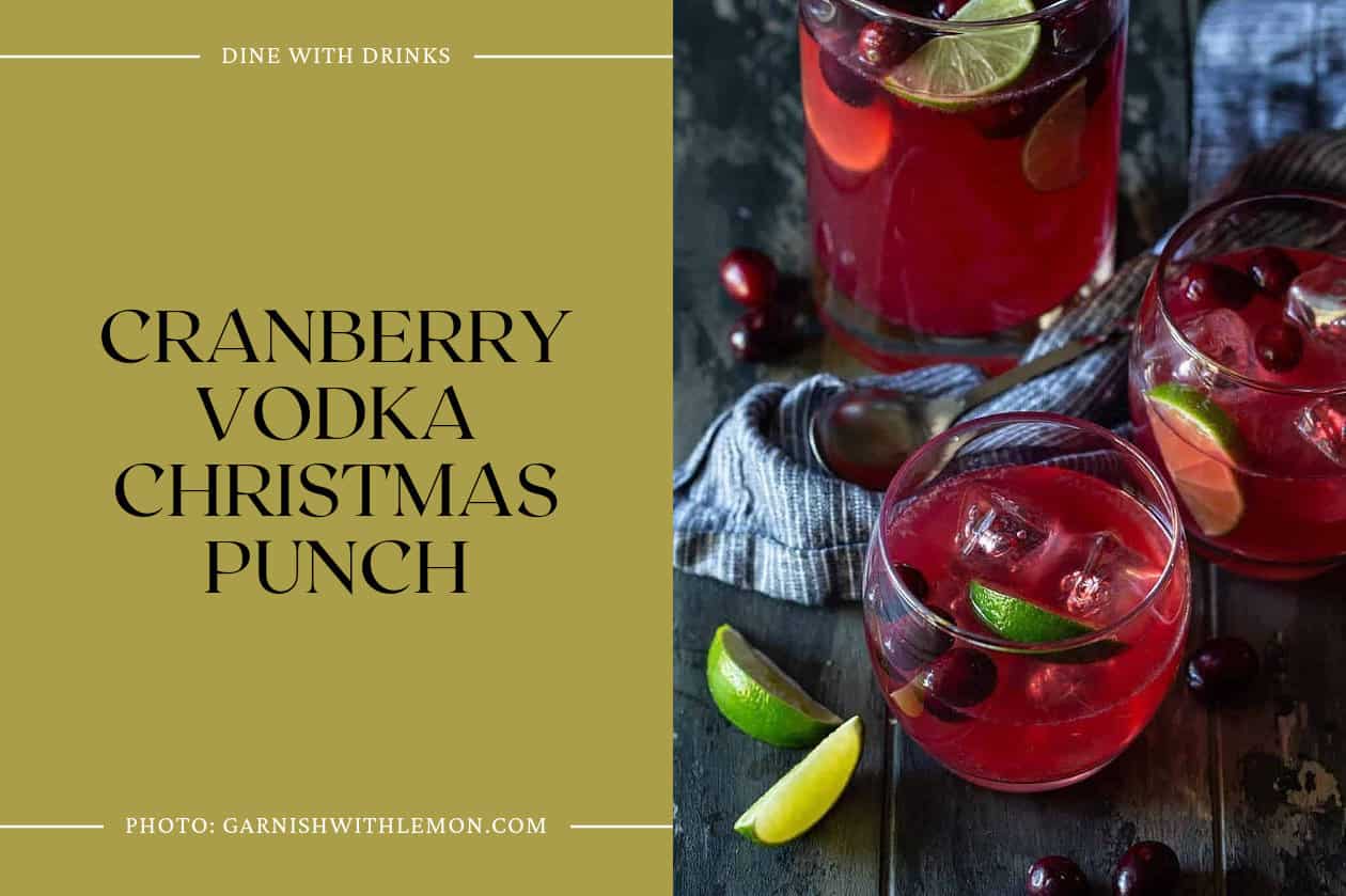 Cranberry Vodka Christmas Punch