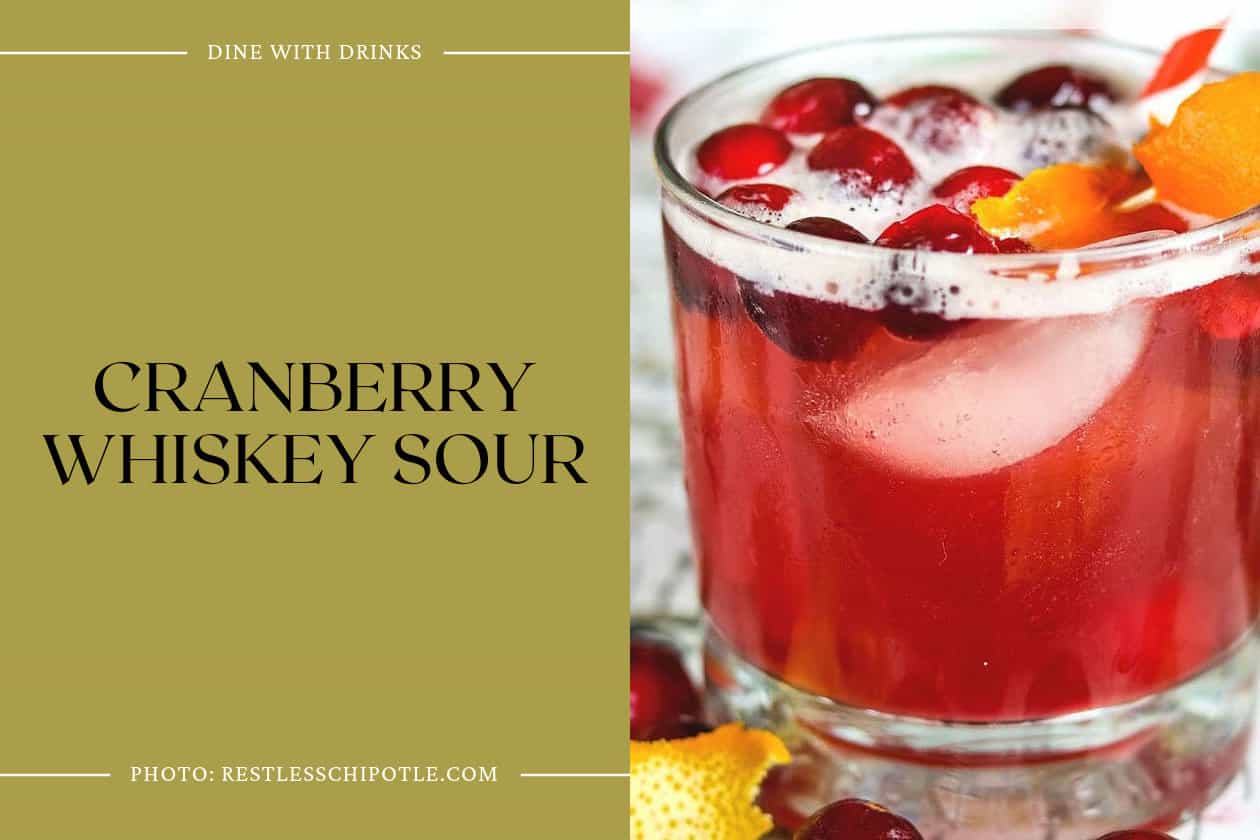 Cranberry Whiskey Sour