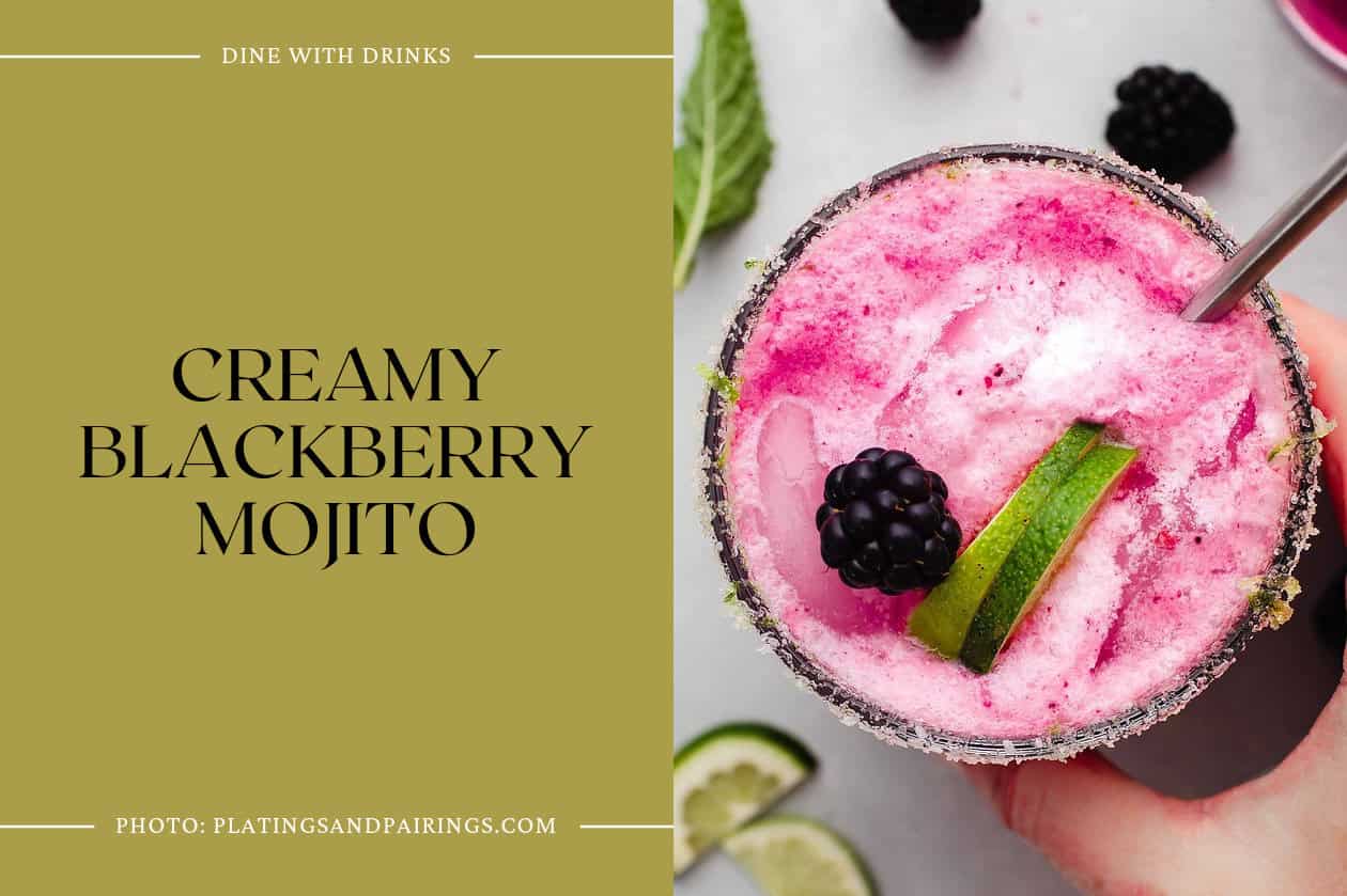 Creamy Blackberry Mojito