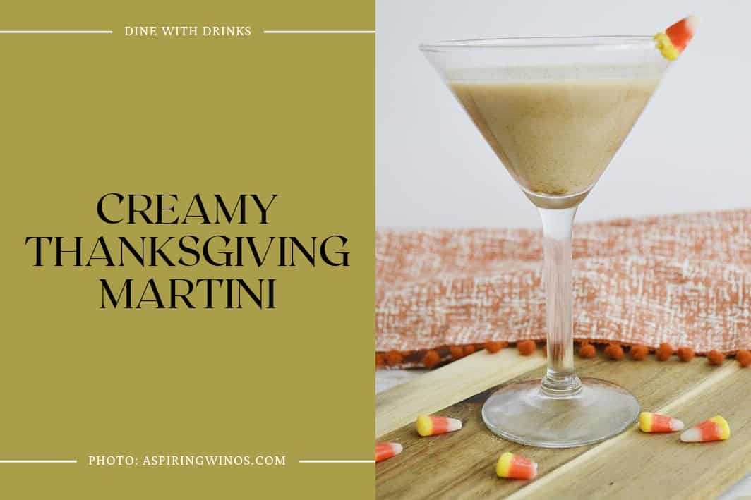 Creamy Thanksgiving Martini