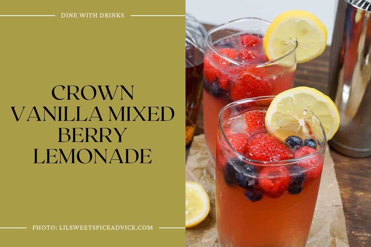 Crown Vanilla Mixed Berry Lemonade