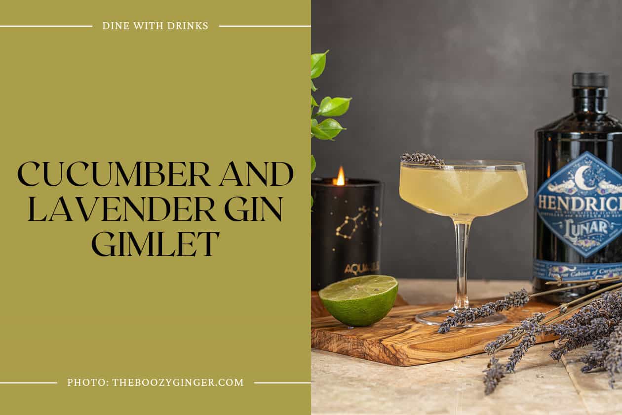 Cucumber And Lavender Gin Gimlet