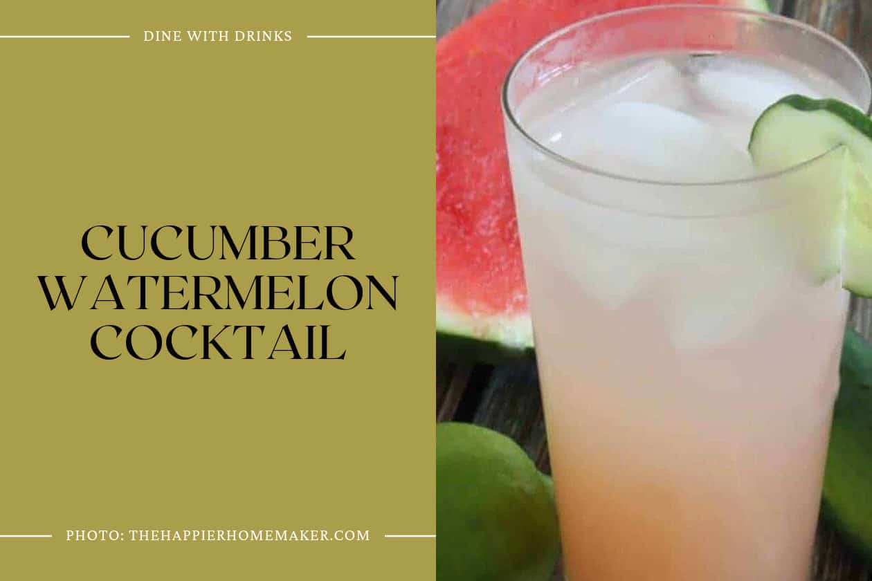 Cucumber Watermelon Cocktail