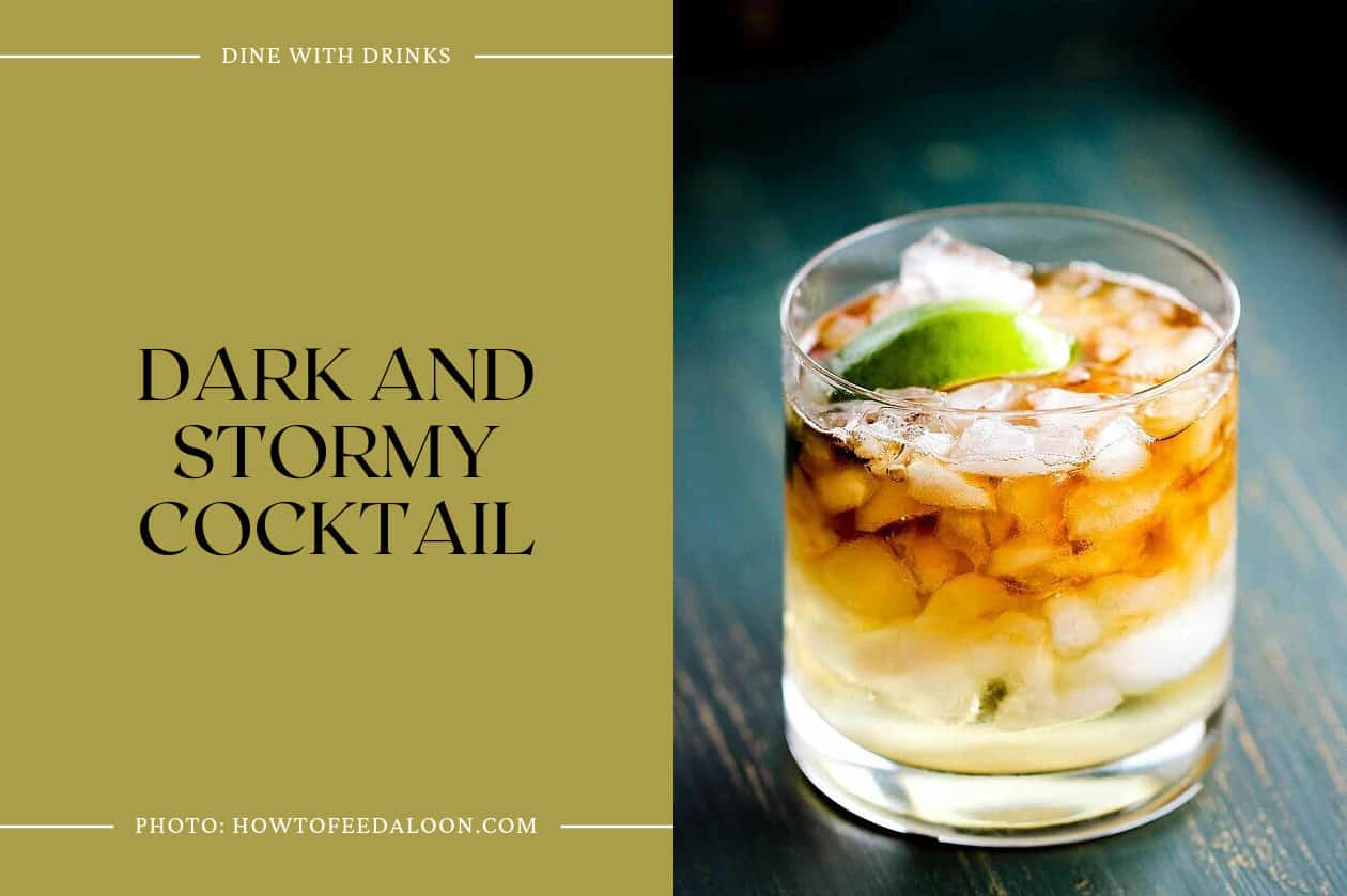 Dark And Stormy Cocktail