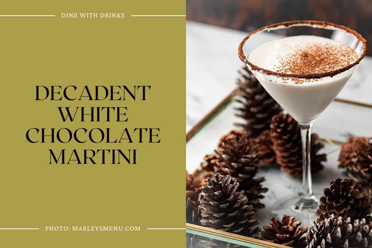 Decadent White Chocolate Martini