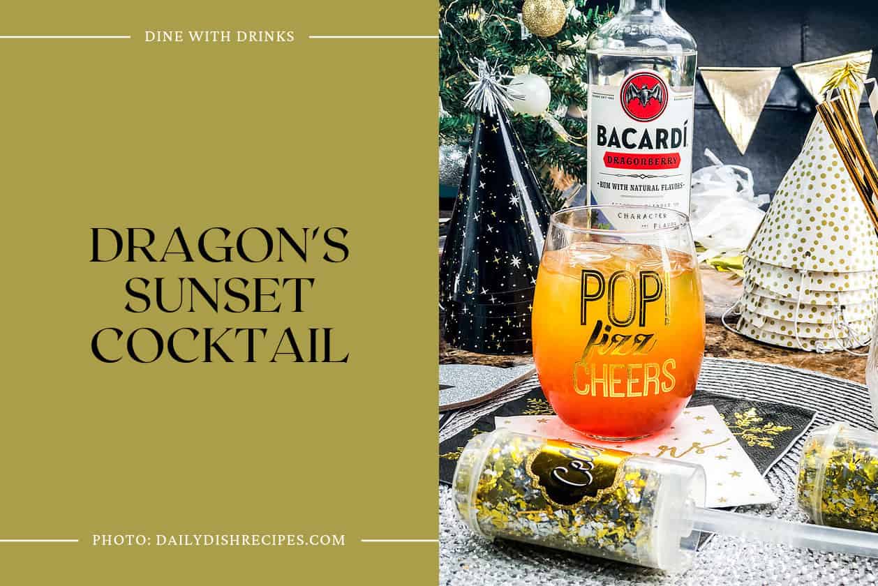 Dragon's Sunset Cocktail