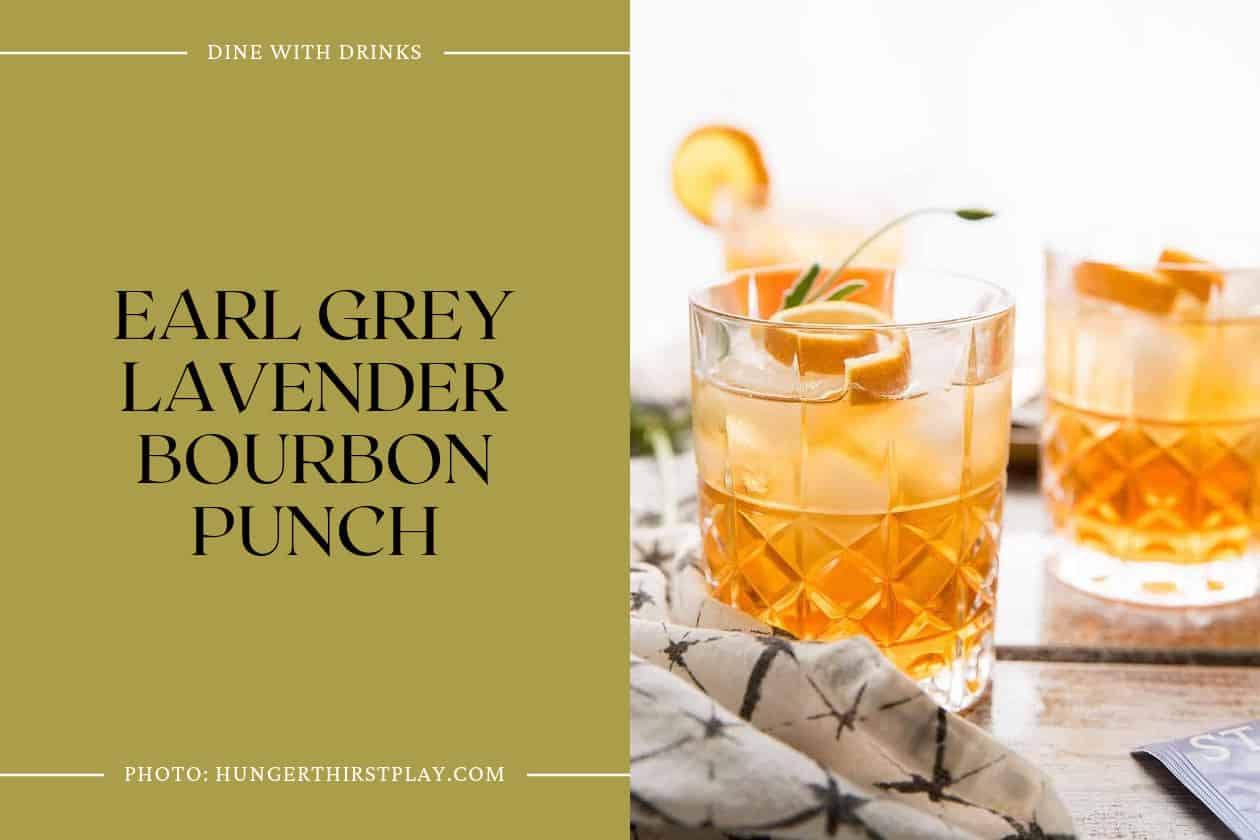 Earl Grey Lavender Bourbon Punch