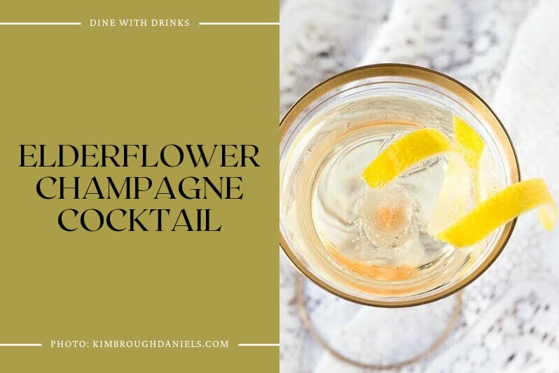 Elderflower Champagne Cocktail