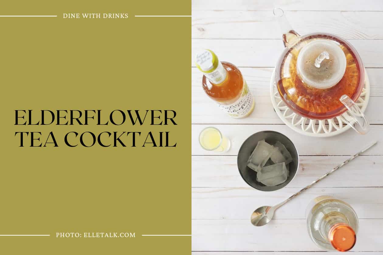 Elderflower Tea Cocktail