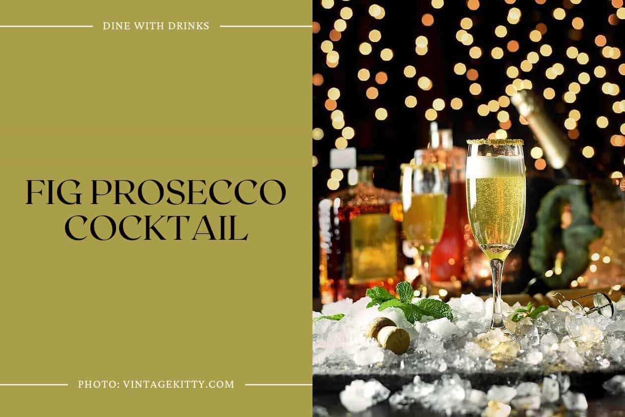Fig Prosecco Cocktail