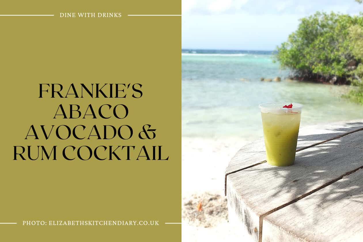 Frankie's Abaco Avocado & Rum Cocktail
