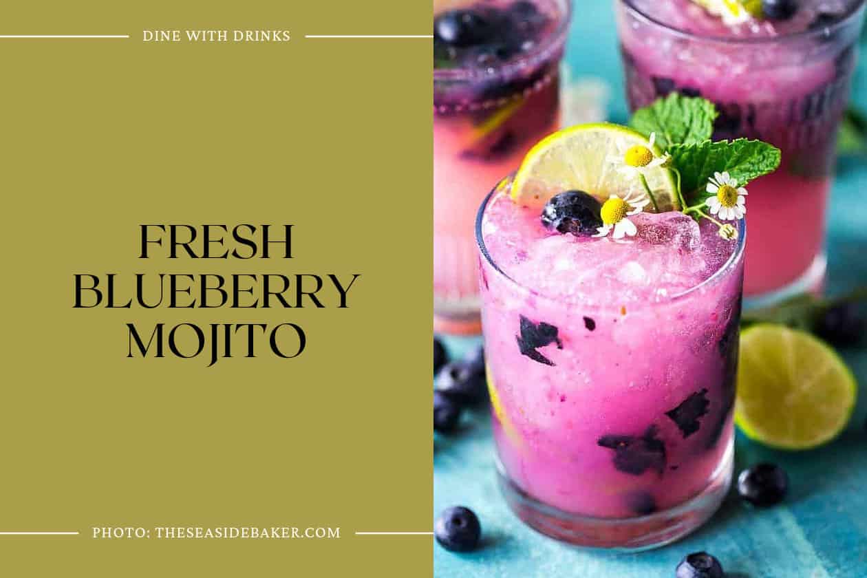 Fresh Blueberry Mojito