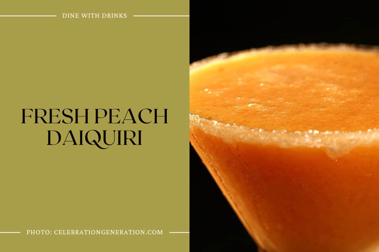 Fresh Peach Daiquiri