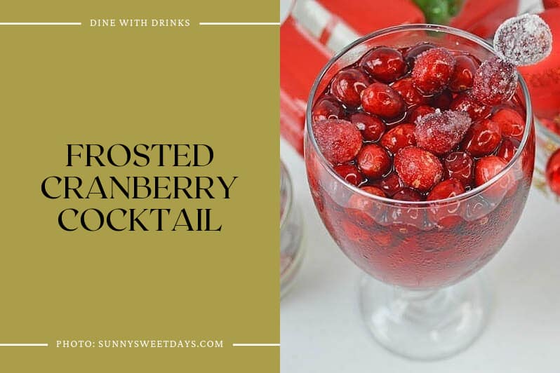 Frosted Cranberry Cocktail