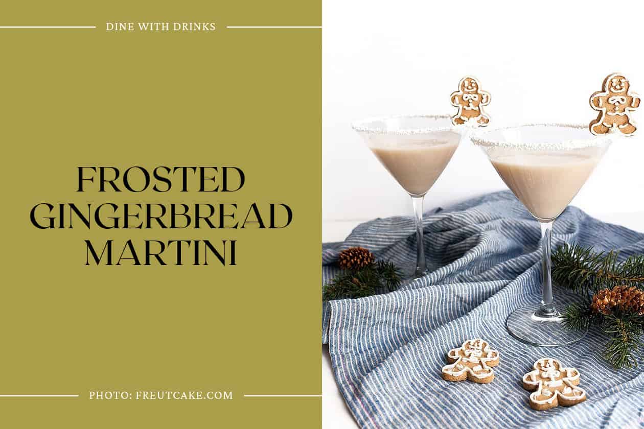 Frosted Gingerbread Martini