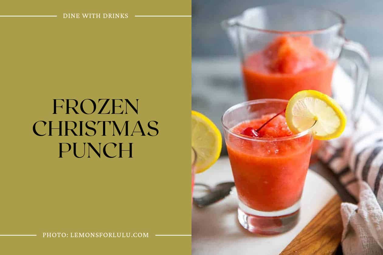 Frozen Christmas Punch