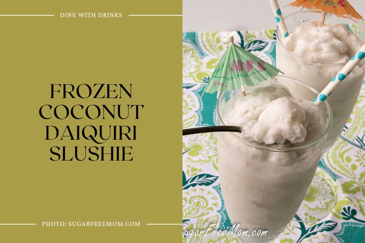 Frozen Coconut Daiquiri Slushie