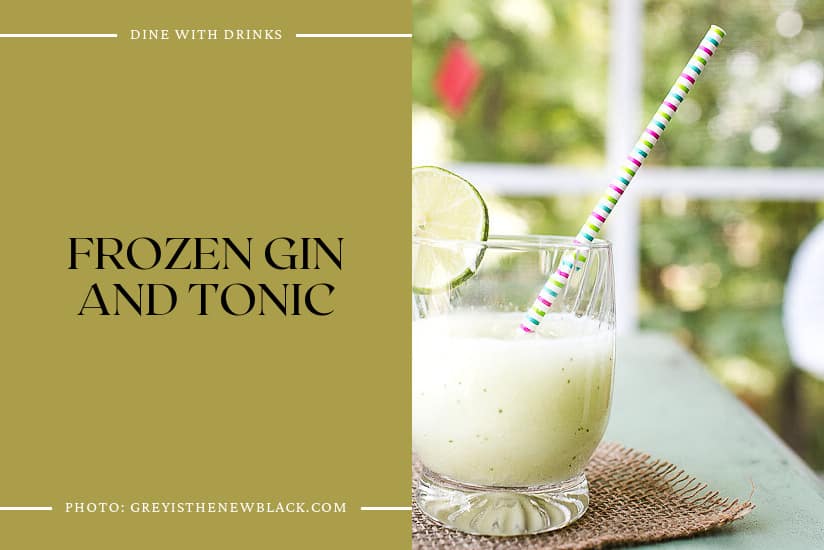 Frozen Gin And Tonic