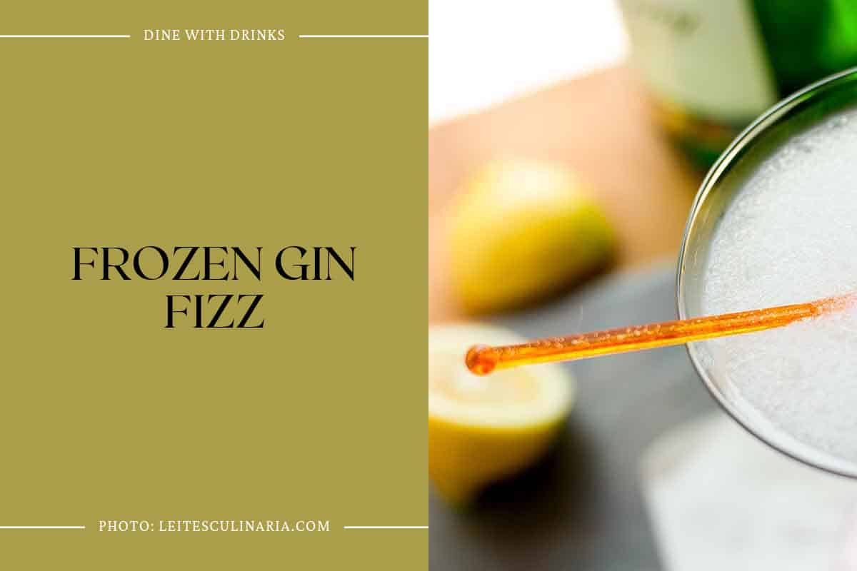 Frozen Gin Fizz