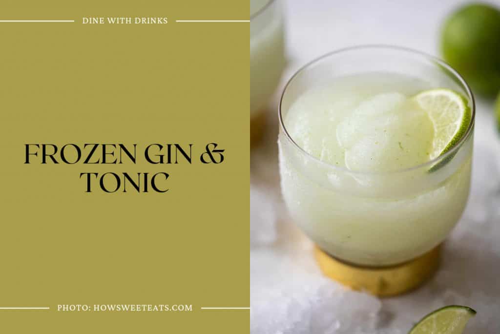 17 Frozen Gin Cocktails to Chill Out Your Summer DineWithDrinks