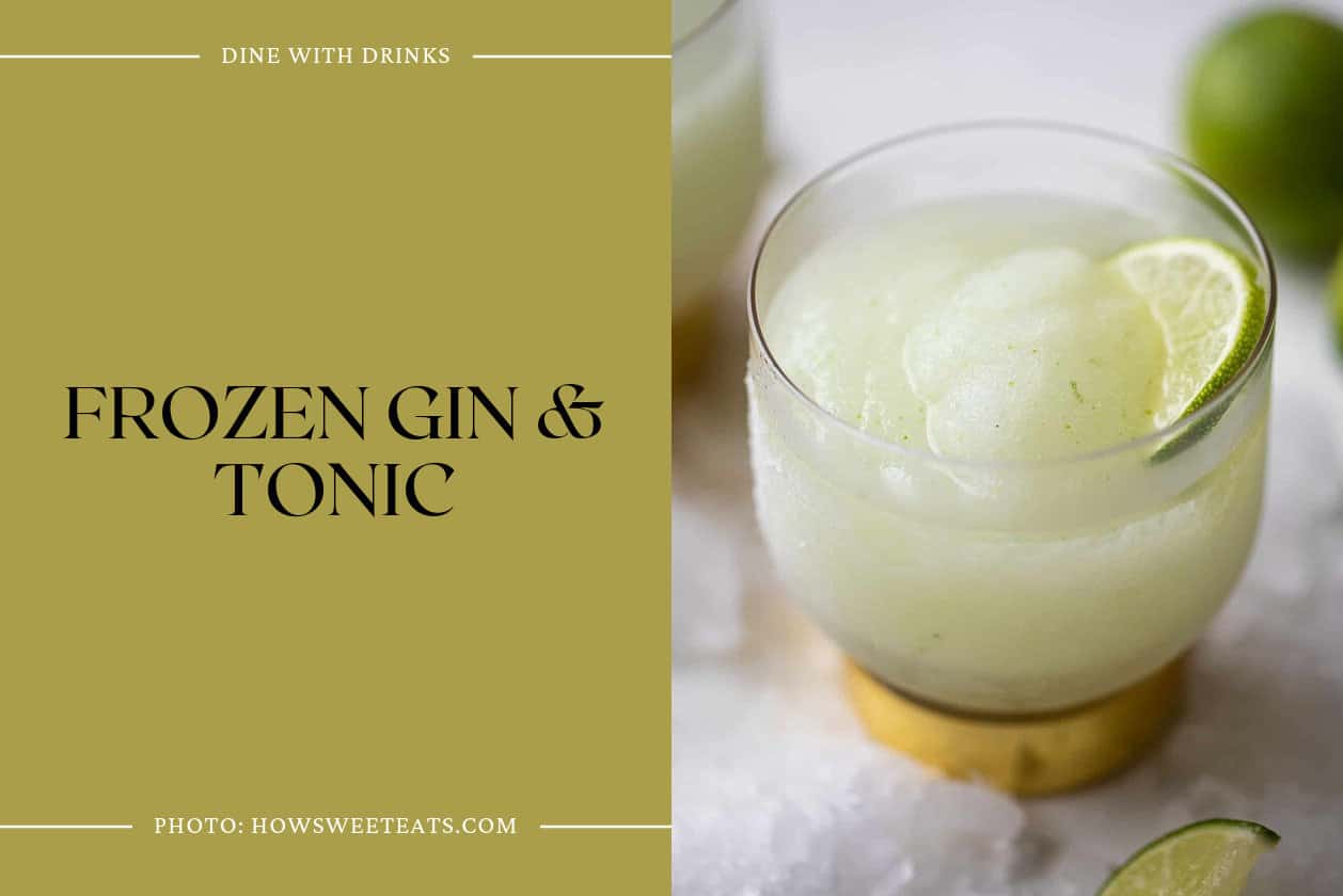 Frozen Gin & Tonic