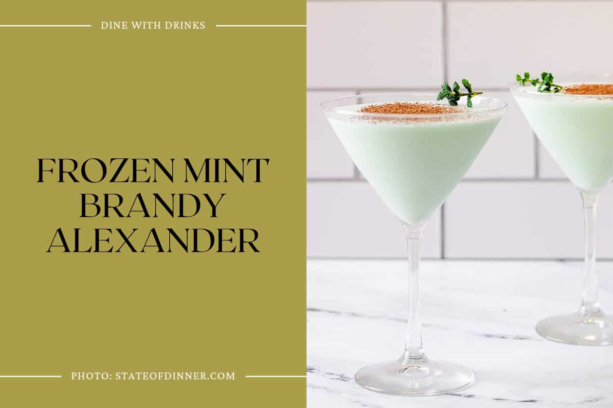 Frozen Mint Brandy Alexander