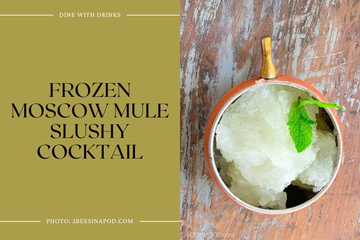 Frozen Moscow Mule Slushy Cocktail