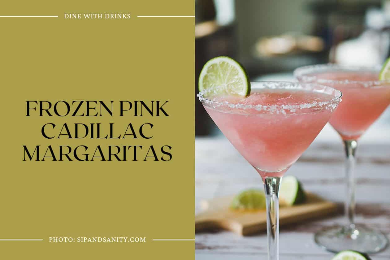 Frozen Pink Cadillac Margaritas