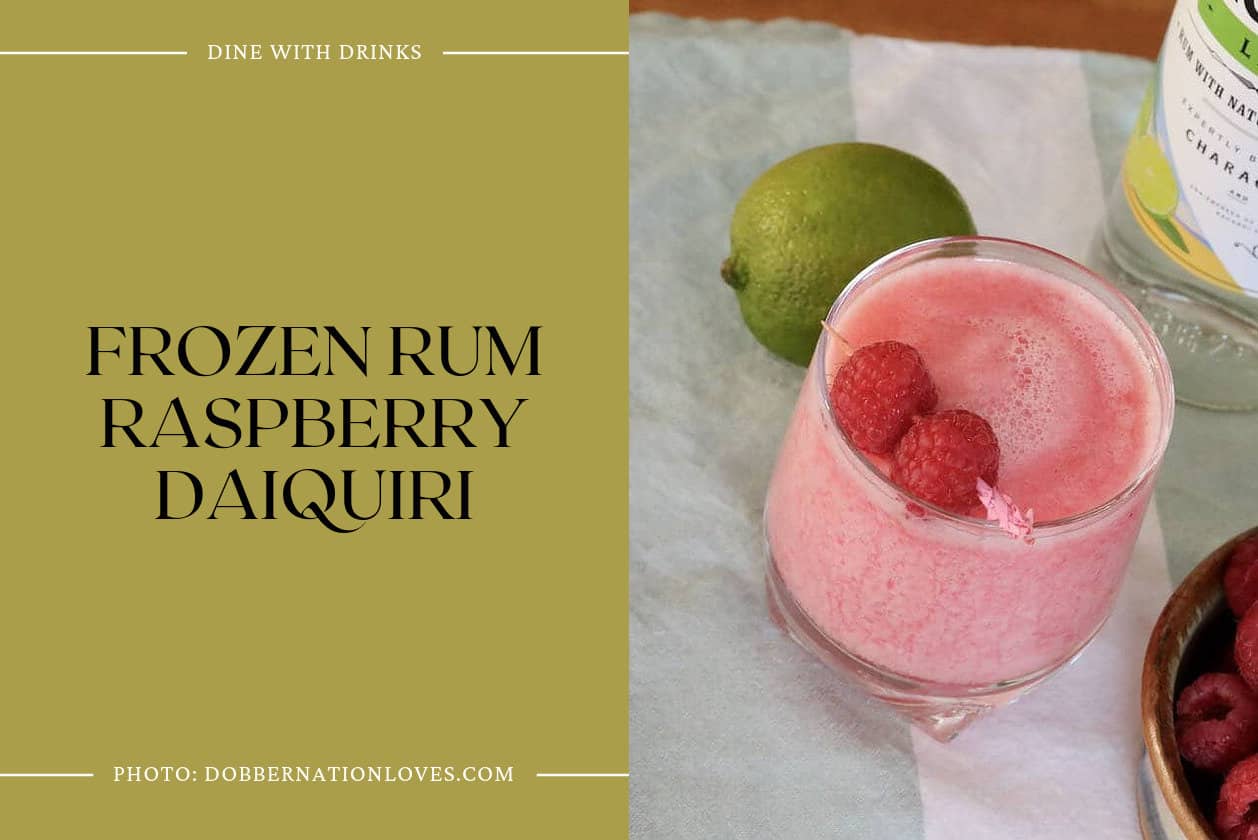 Frozen Rum Raspberry Daiquiri