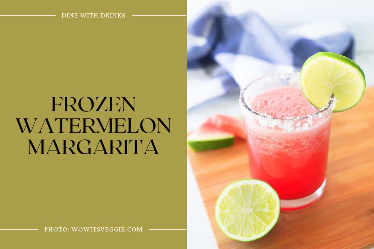 Frozen Watermelon Margarita