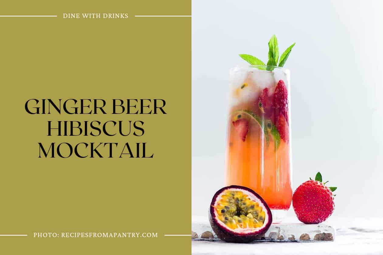 Ginger Beer Hibiscus Mocktail