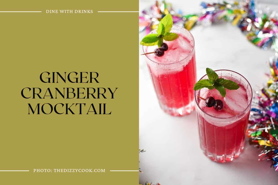 Ginger Cranberry Mocktail