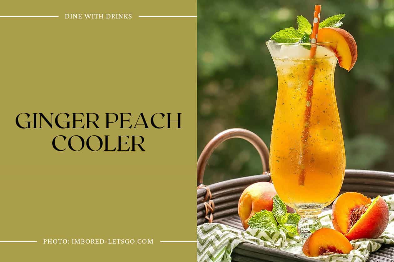 Ginger Peach Cooler