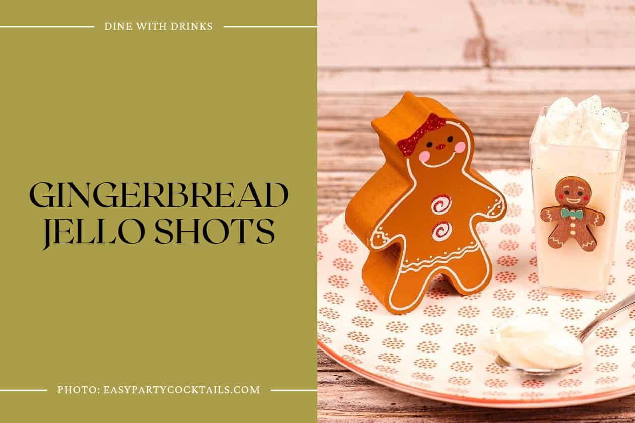 Gingerbread Jello Shots