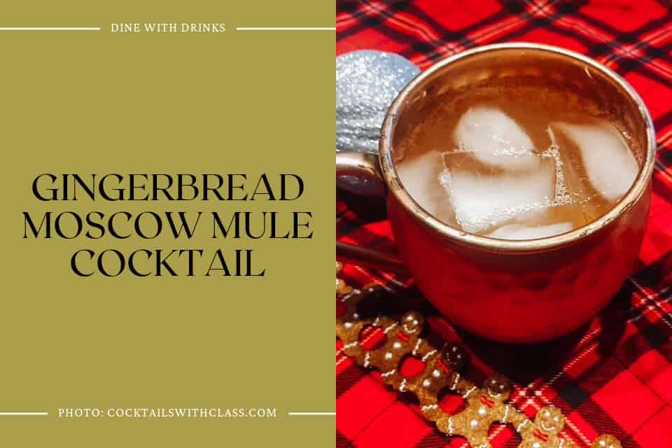 Gingerbread Moscow Mule Cocktail