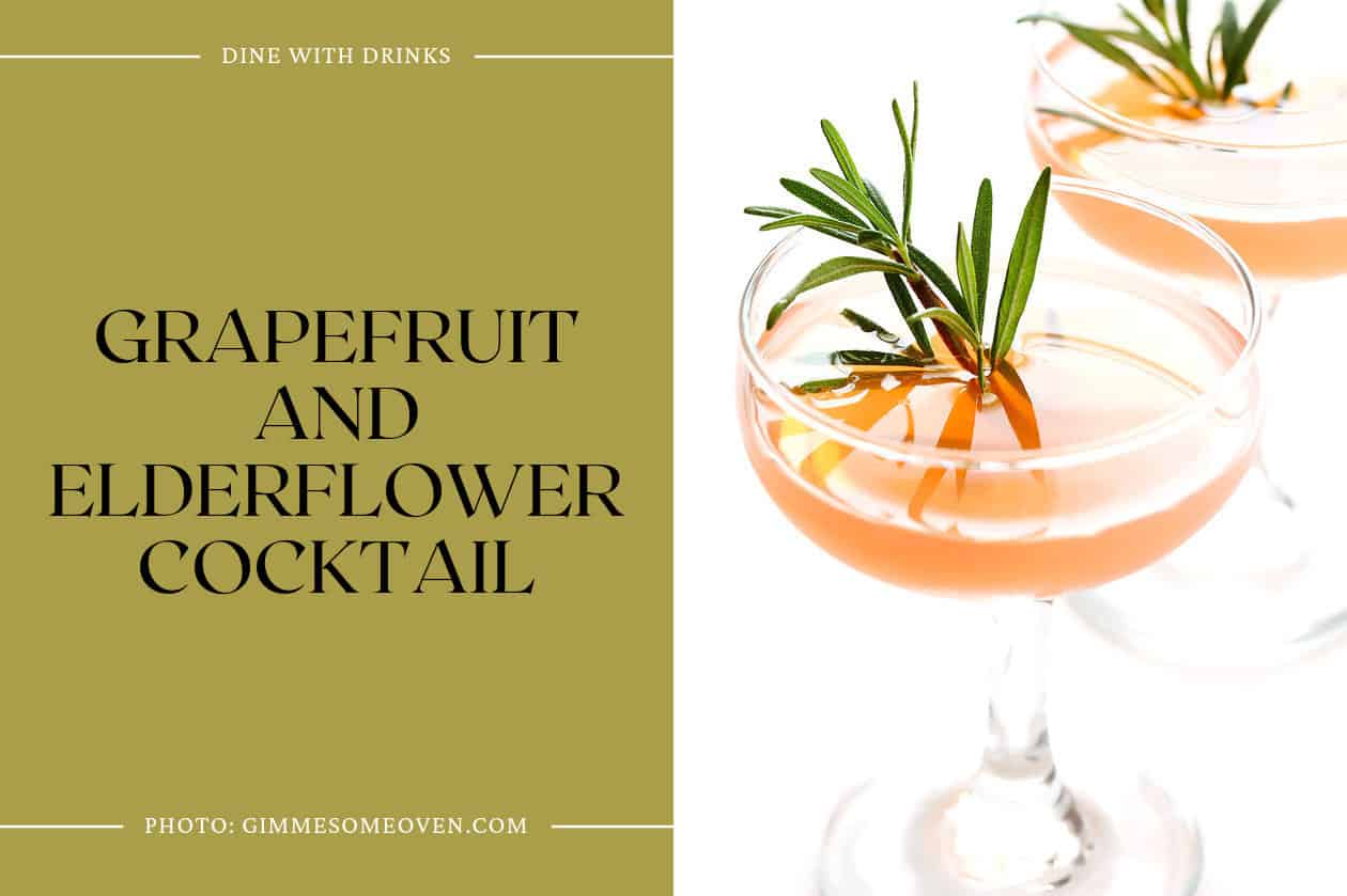 Grapefruit And Elderflower Cocktail